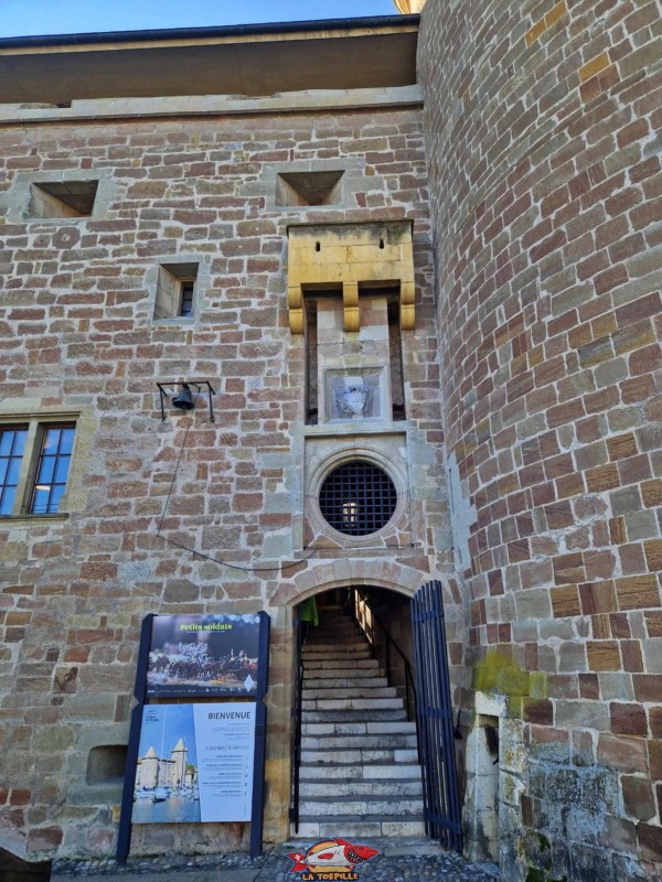 L'entrée du château de Morges.