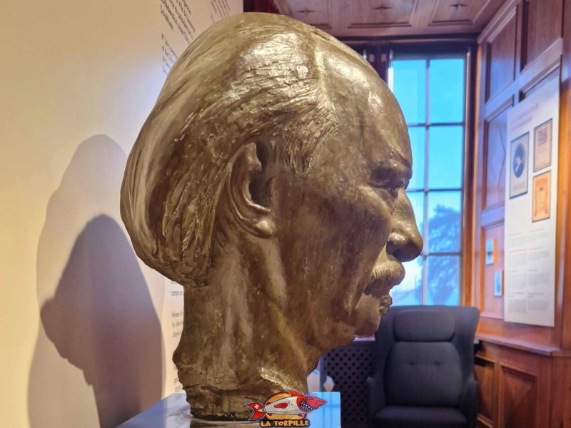 Le buste de Paderewski au musée de morges