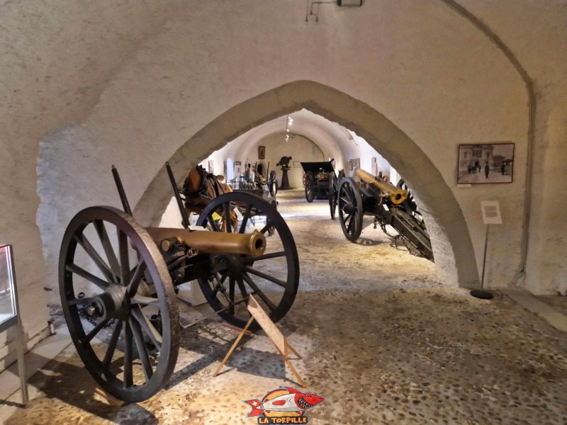 aile sud-ouest, château de morges, musée de l'artillerie