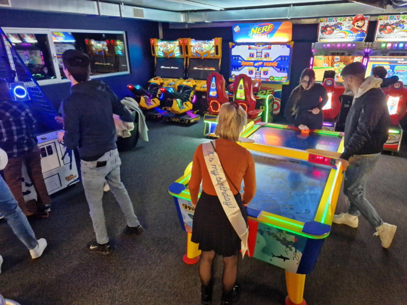 Jeux d'arcade, fun planet bulle, 1er étage