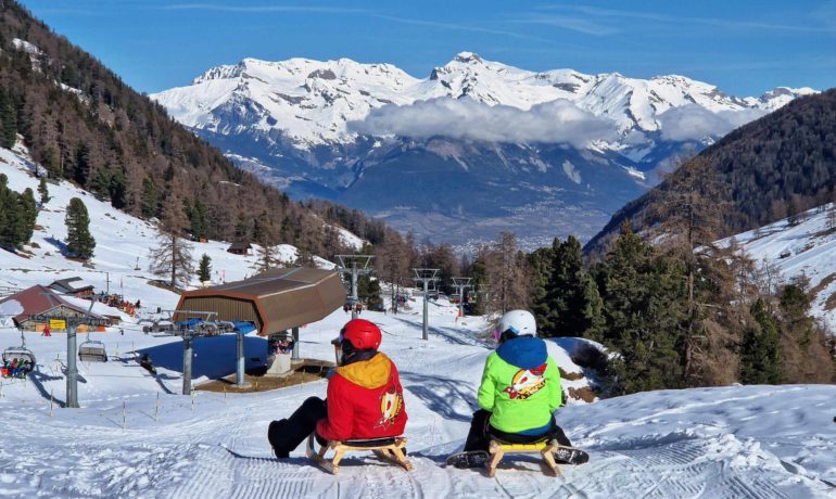 🛷 Piste de Luge d’Hiver à Siviez / Nendaz
