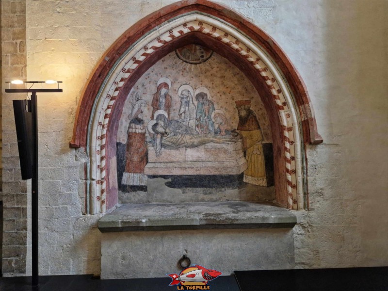 Temple, Intérieur, Chœur, église Saint-Jean-Baptiste, Vieille Ville médiévale de Grandson, Jura-Nord vaudois, Vaud, Suisse