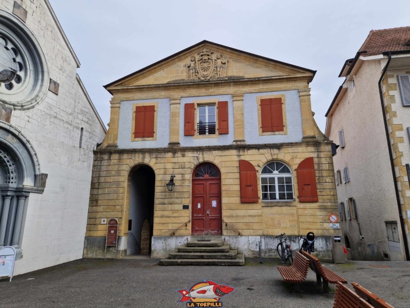 Rue Haute, Sens Château → Eglise, Vieille Ville médiévale de Grandson, Jura-Nord vaudois, Vaud, Suisse
