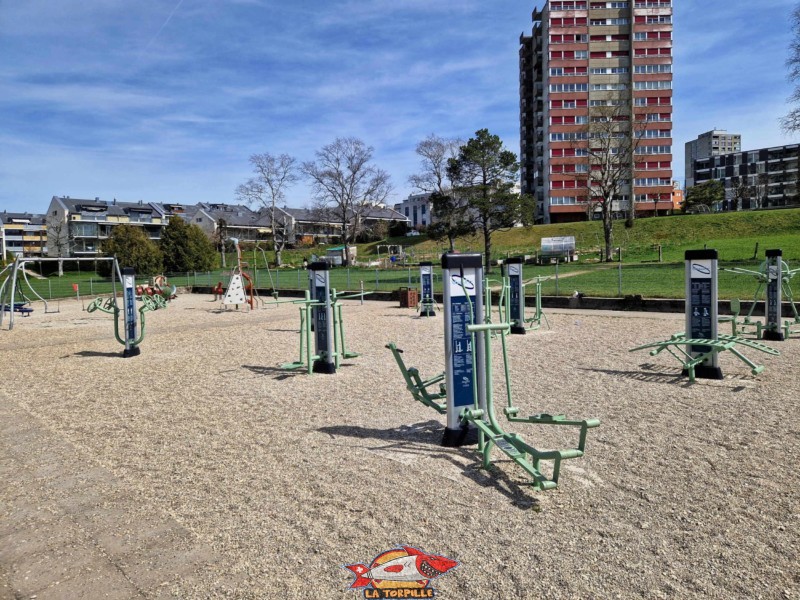 Le fitness urbain de la Chaux-de-Fonds.