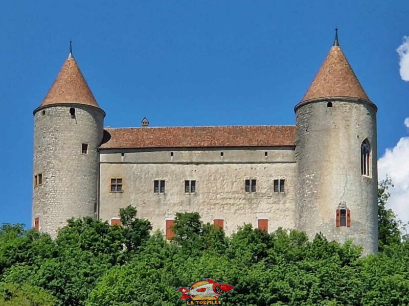 Sud Proche. Le château de Champvent, canton de Vaud.