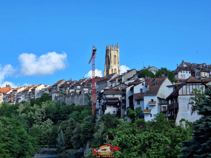 La cathédrale depuis le pont du Milieu.