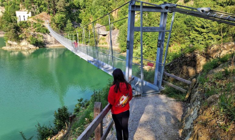 🌉 Passerelle du Barrage – Rossens