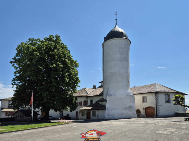 Le château depuis le côté ouest.
