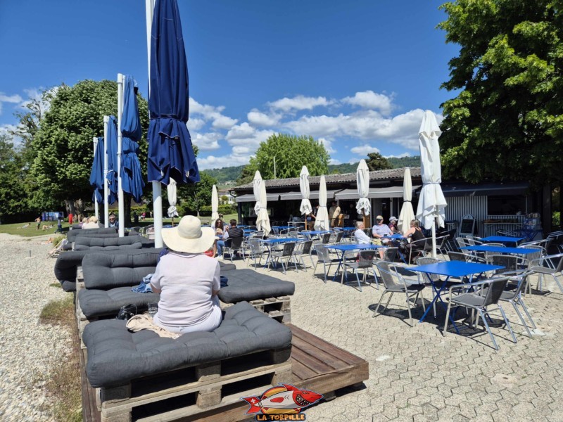 buvette,plage du Plongeon, perroy, vaud