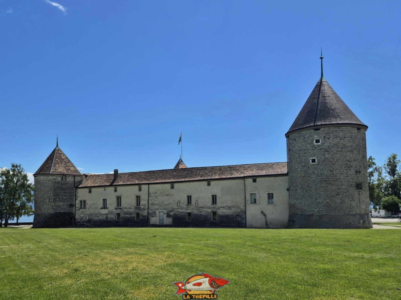 Côté Nord, château de Rolle, Canton de Vaud.