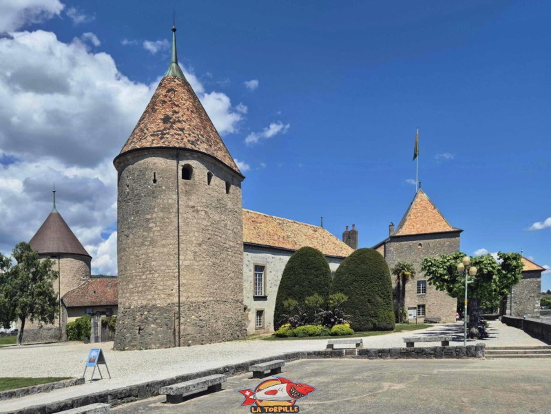 Côté Sud, château de Rolle, Canton de Vaud.