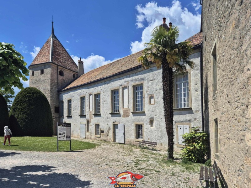 Côté Sud, château de Rolle, Canton de Vaud.
