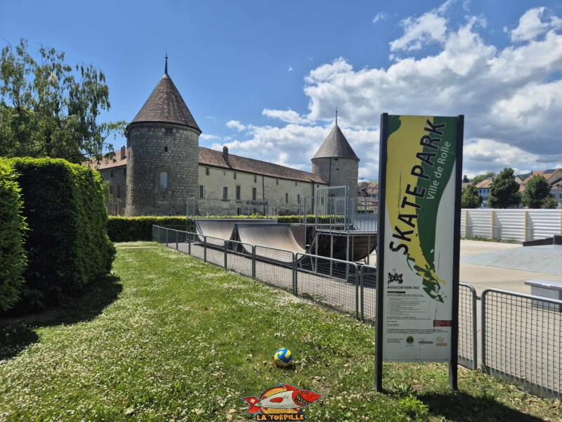 Côté Nord, château de Rolle, Canton de Vaud.