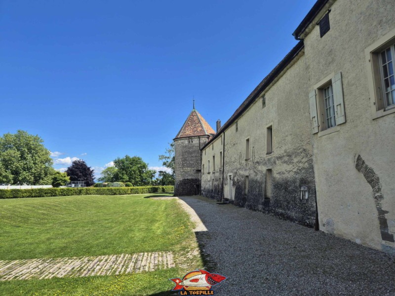 Côté Nord, château de Rolle, Canton de Vaud.