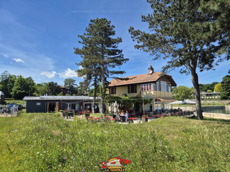 La buvette de la plage. Tannay