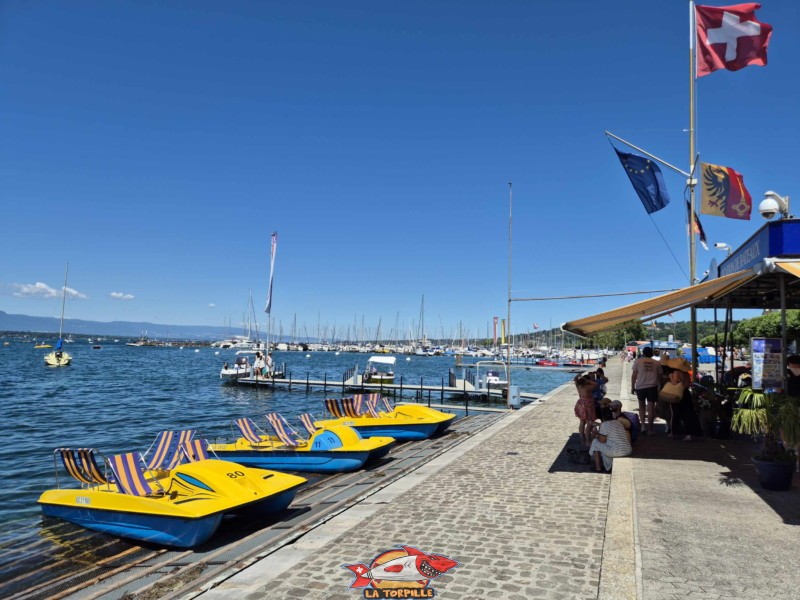 Les corsaires, location de pédalos, bateaux à voile et à moteur