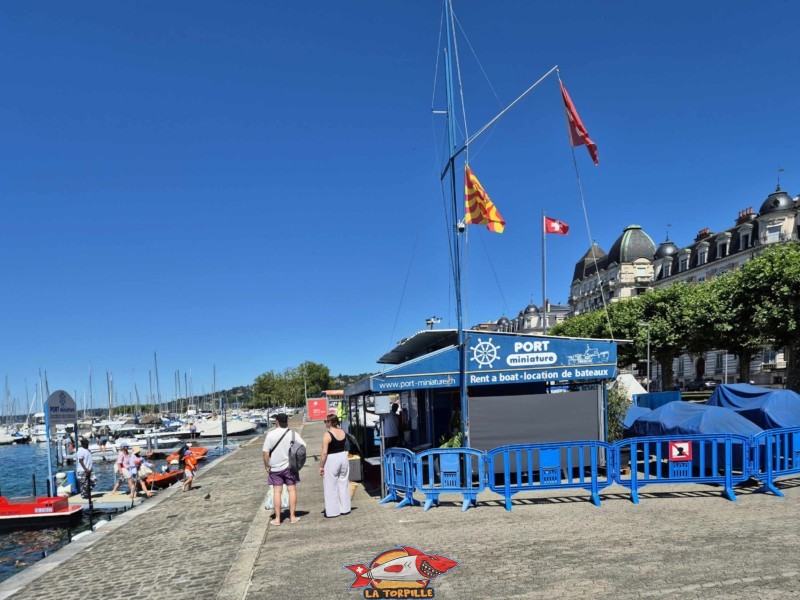 Port Miniature, Genève, Rive Gauche.