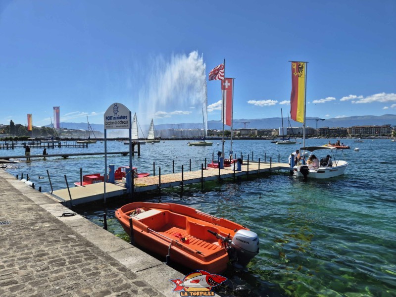 Port Miniature, Genève, Rive Gauche.
