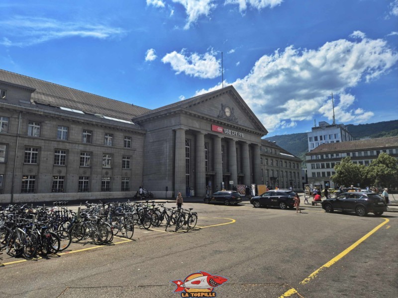 Le retour à la gare de Bienne.