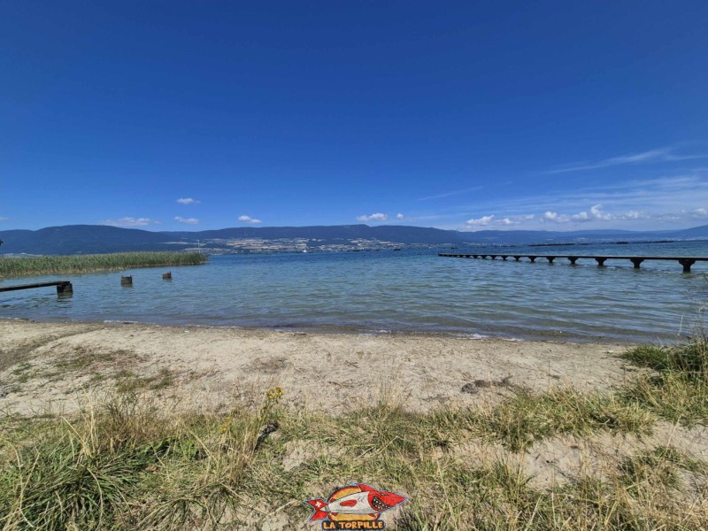 La plage de Font dans le canton de Fribourg. 