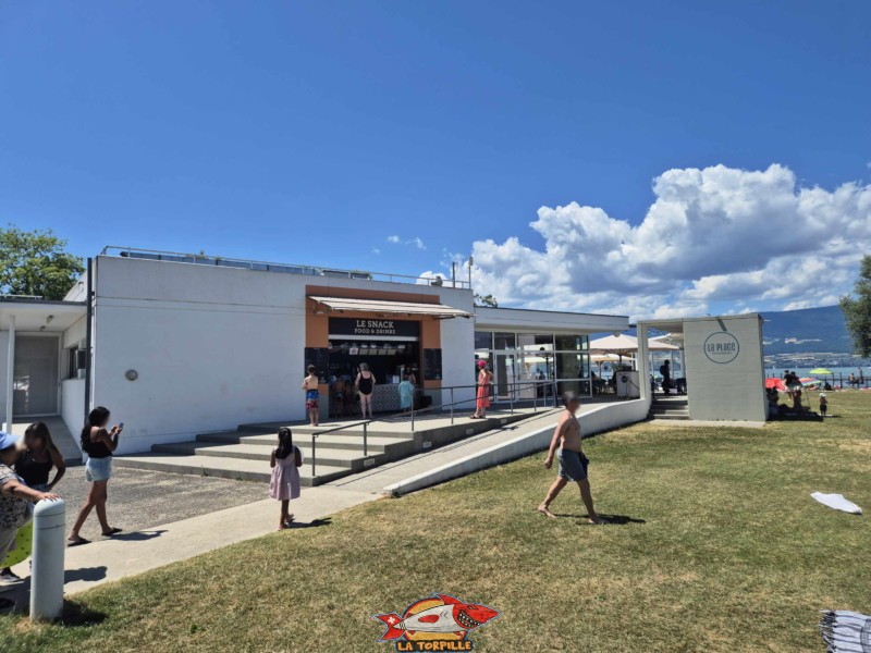 buvette de la plage, nouvelle plage, Estavayer-le-lac.