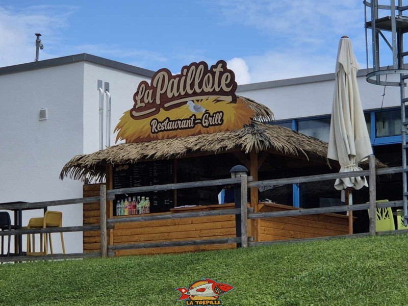 Le restaurant la Paillote. Aquparc Le restaurant la Paillote. Aquparc