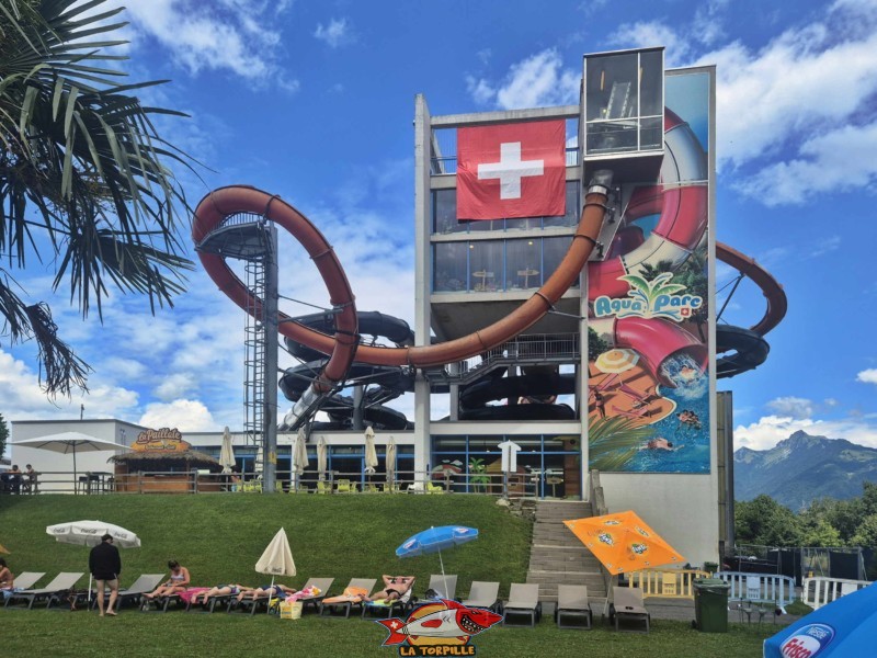 Les toboggans ext, aquaparc