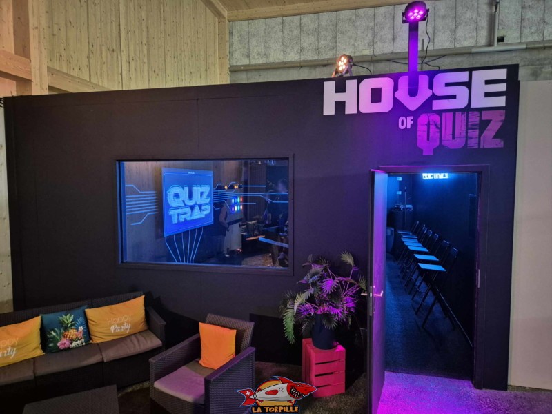 Quiz Room, House of quiz, quiz trap. Fun House, Forum Fribourg, Granges-Paccot.