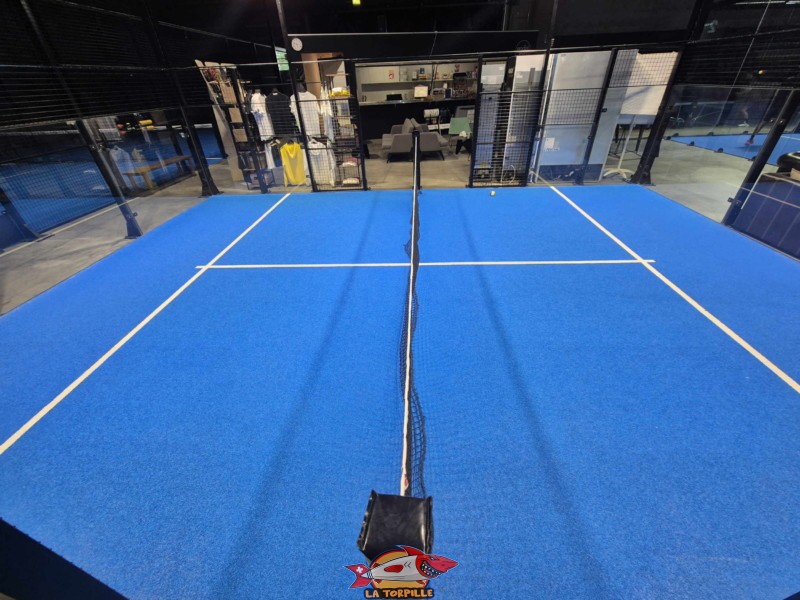 Le mini-terrain. Padel Parc Fribourg, Granges-Paccot.