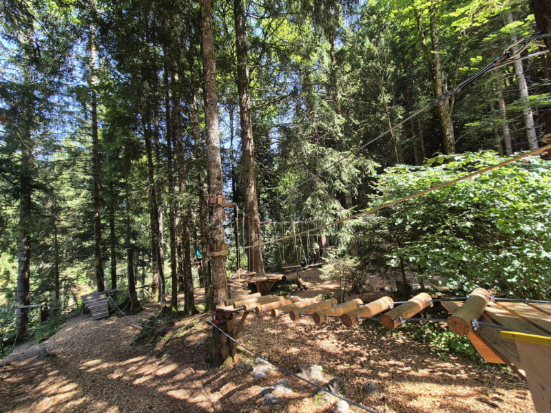 Des ateliers de l'accrobranche Organic Adventure Park. Des ateliers de l'accrobranche Organic Adventure Park. Champéry.