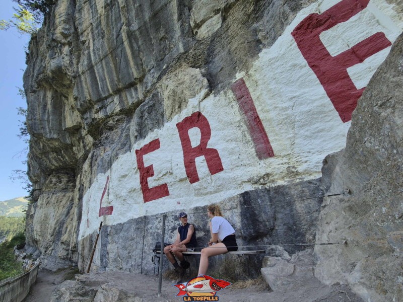 Logo Galerie. Balade par la Galerie Défago, Champéry, Val d'Illiez.