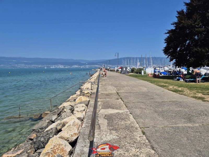 Enrochements & Digue, direction débarcadère