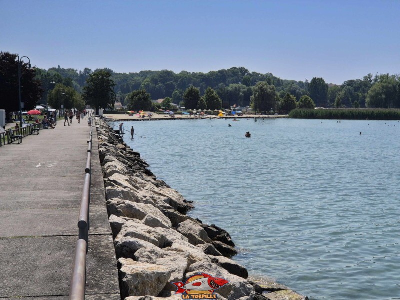 Enrochements & Digue, direction plage