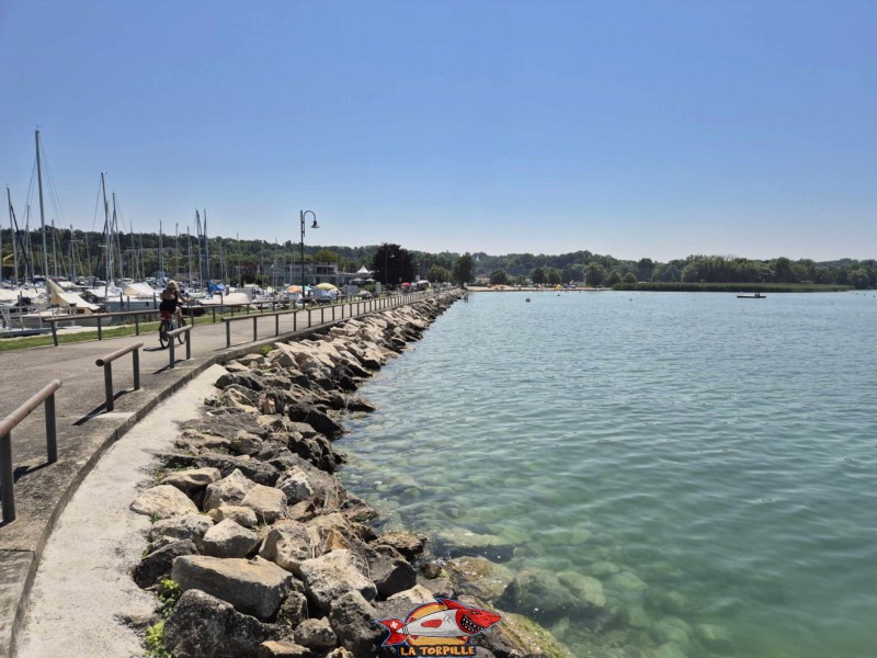 Enrochements & Digue, direction plage