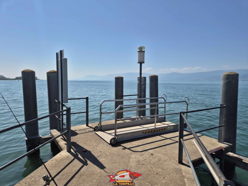 Le débarcadère de Cudrefin.