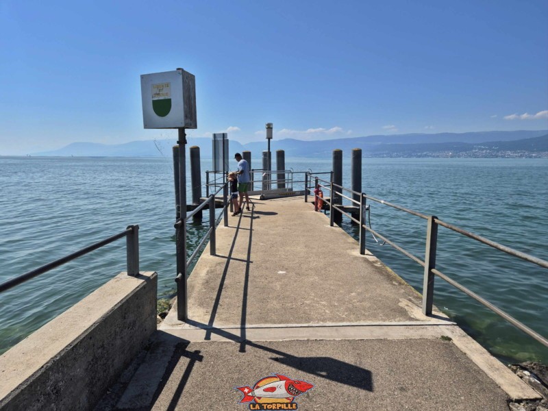 Le débarcadère de Cudrefin.