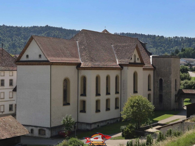 Côté Nord. L'abbaye de Bellelay, Commune de Saicourt, Jura bernois.