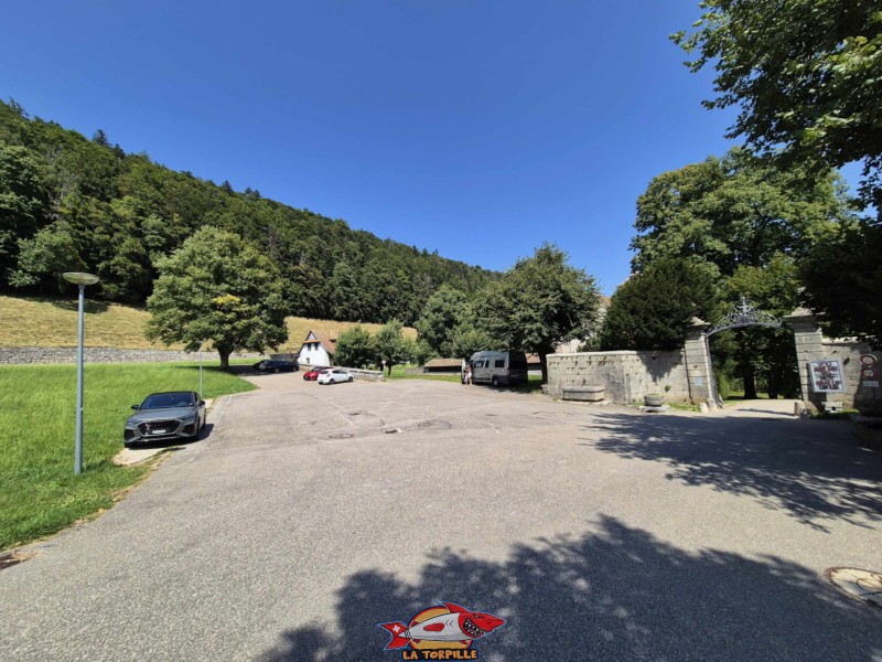 Entrée. L'abbaye de Bellelay, Commune de Saicourt, Jura bernois.