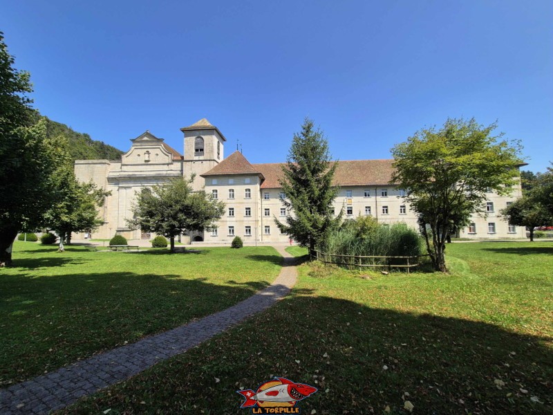 Façade principale. L'abbaye de Bellelay, Commune de Saicourt, Jura bernois.