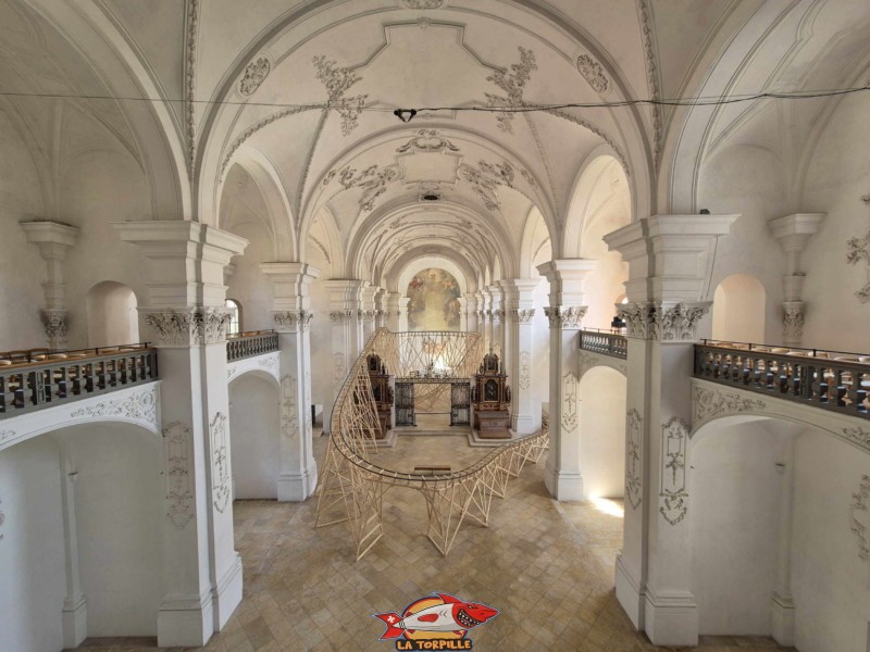 Intérieur. Abbatiale. L'abbaye de Bellelay, Commune de Saicourt, Jura bernois.