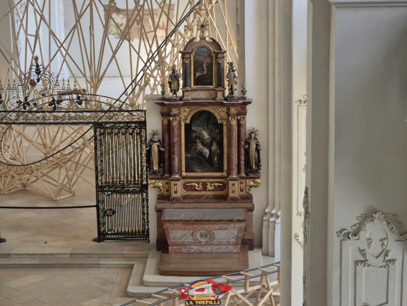 Intérieur. Abbatiale. L'abbaye de Bellelay, Commune de Saicourt, Jura bernois.