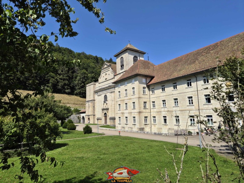 Façade principale. L'abbaye de Bellelay, Commune de Saicourt, Jura bernois.