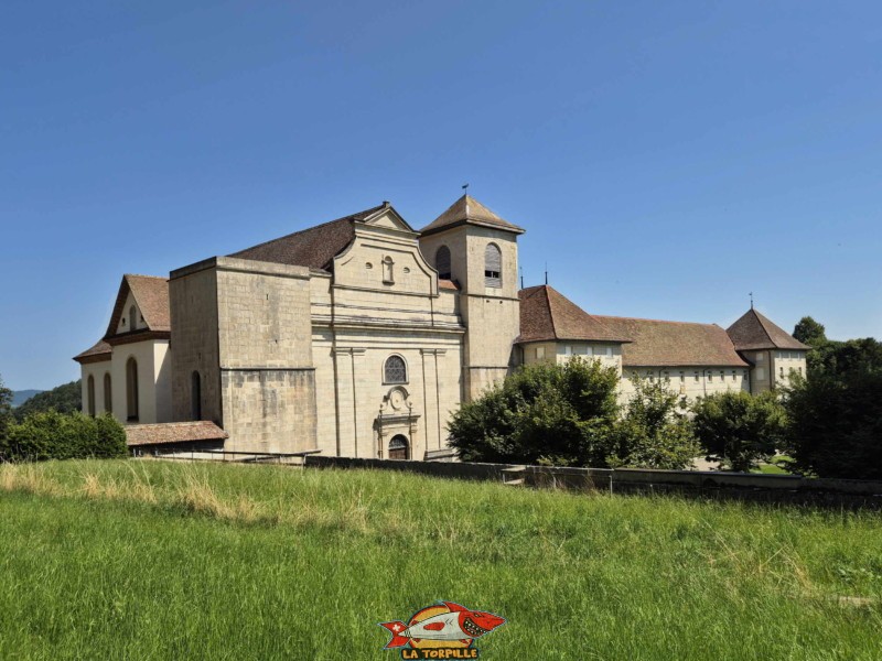Façade principale. L'abbaye de Bellelay, Commune de Saicourt, Jura bernois.