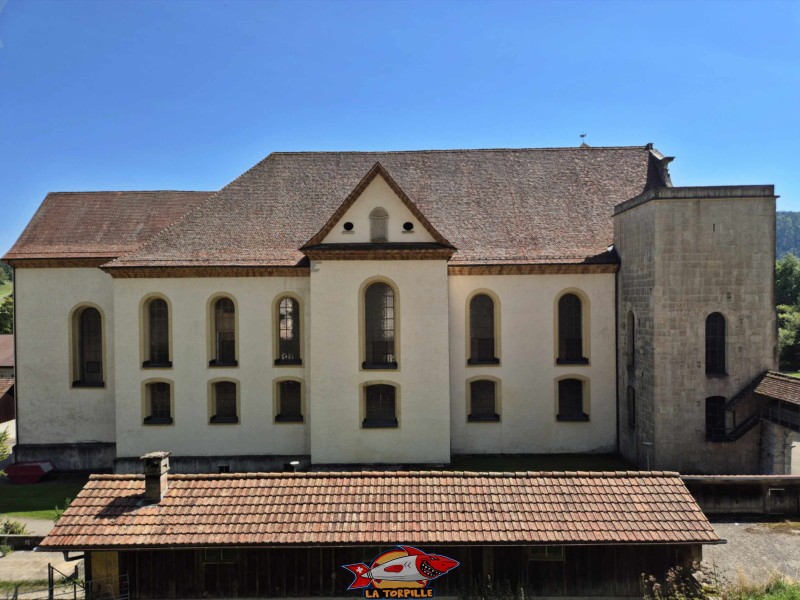 Côté Nord. L'abbaye de Bellelay, Commune de Saicourt, Jura bernois.