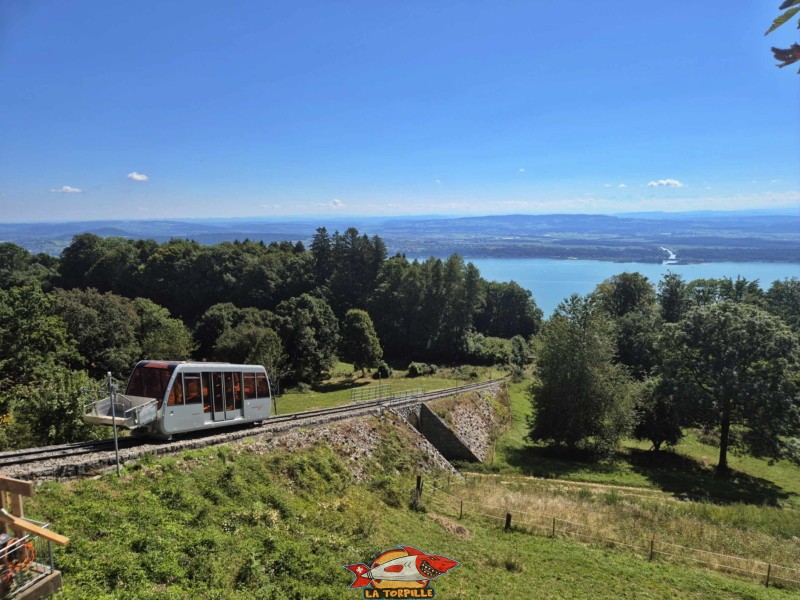trajet en funiculaire, Gléresse -Prêles , Vinifuni