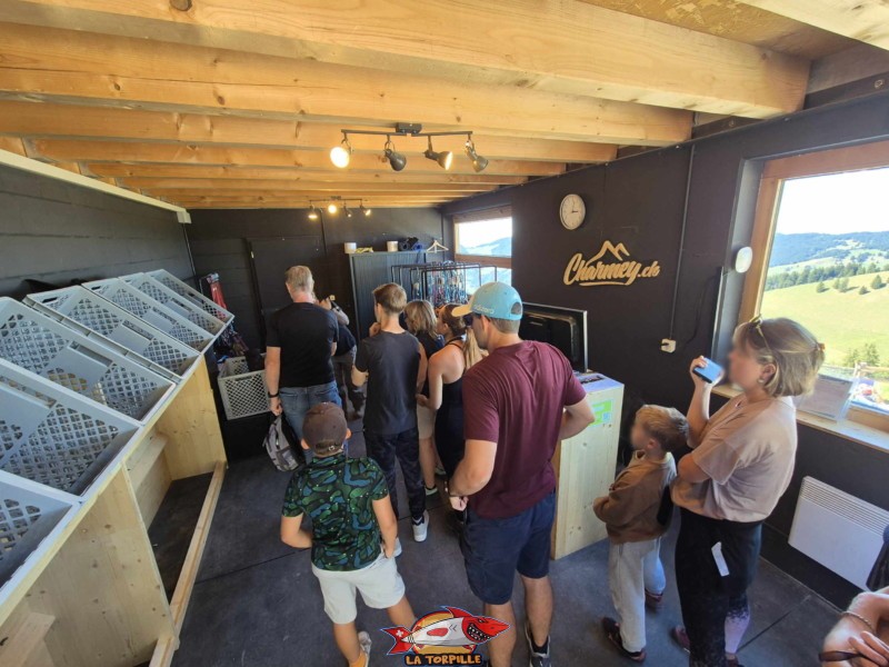 Le local qui fournir le tapis de glisse ainsi que le matériel pour la via ferrata.