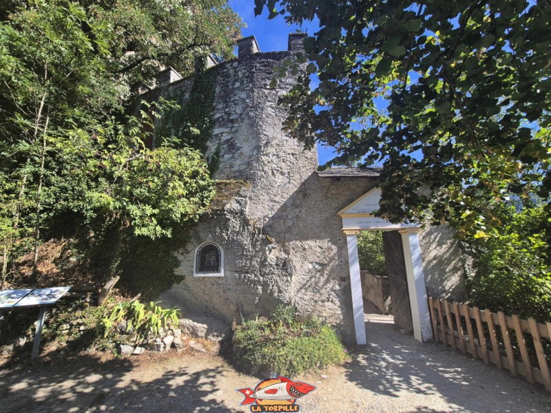 L'entrée de l'ermitage.