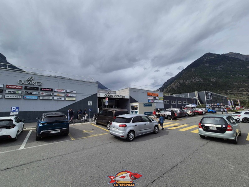 Le centre Quartz Migros, à Martigny. Funfinity Martigny