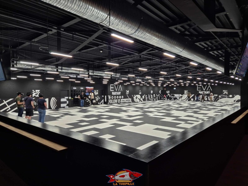 L'arène de jeux de 500 m².