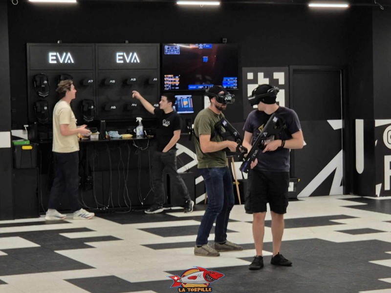 L'emplacement où les joueurs touchent leur matériel. L'emplacement où les joueurs touchent leur matériel.